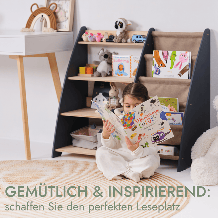 2in1 Montessori - Regal für Kleinkinder – Bücher & Spielzeug - Goodevas Schweiz