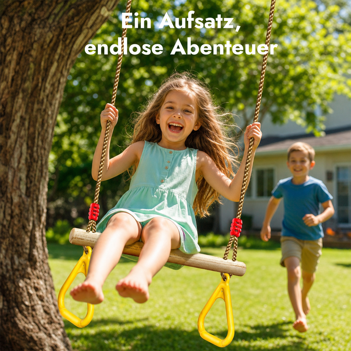 2in1 Schaukel-Set: Trapez + Turnringe - Goodevas Schweiz