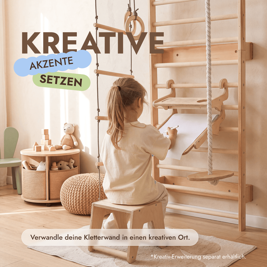 5-in-1 Sprossenwand fürs Kinderzimmer & (3in1) Kinderschaukel-Set - Goodevas Schweiz