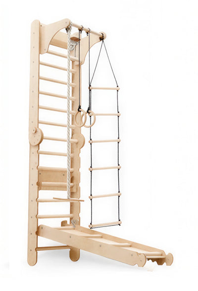 5-in-1 Kletterwand fürs Kinderzimmer & 3in1 Kinderschaukel-Set