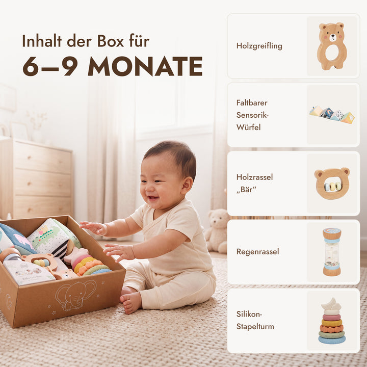 BabyBox – Spielsets für Babys im ersten Lebensjahr (0–12 Monate)