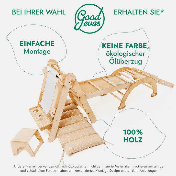 7in1 Montessori Klettergerüst – “Gebraucht – Wie neu” - Goodevas Schweiz