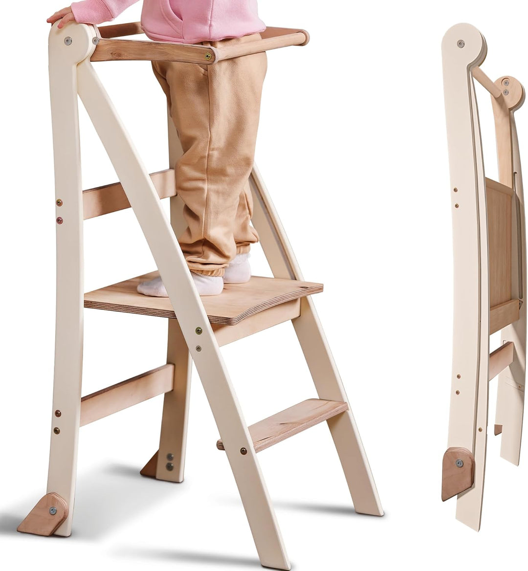 Holz Lernleiter Montessori: Hocker für Kinder