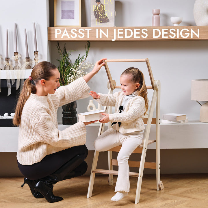 Holz Lernleiter Montessori: Hocker für Kinder