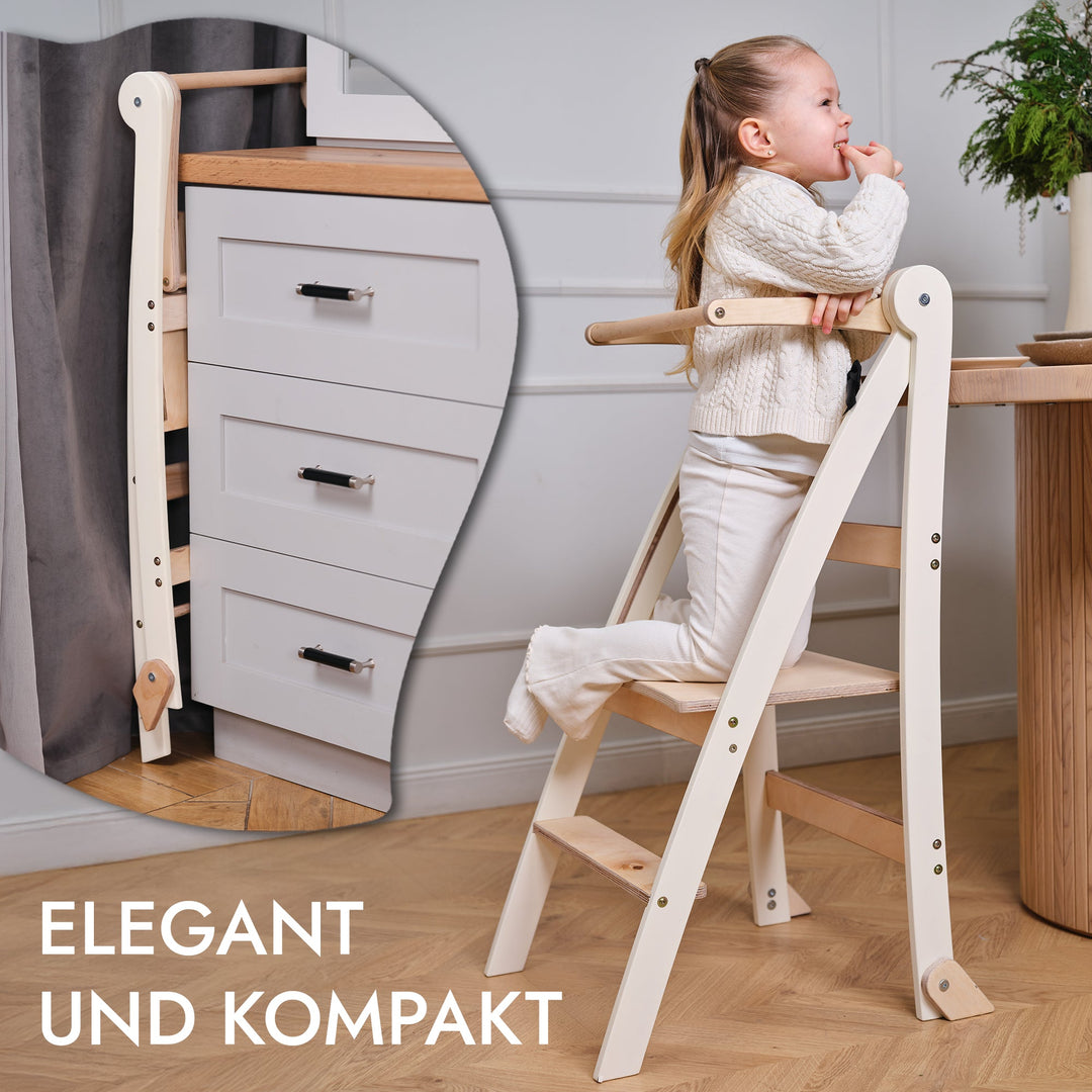 Holz Lernleiter Montessori: Hocker für Kinder