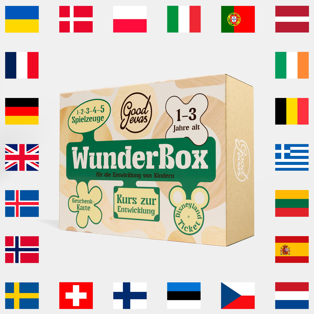 WunderBox 1-3 Jahre - Entwicklungsboxen für die Kleinsten