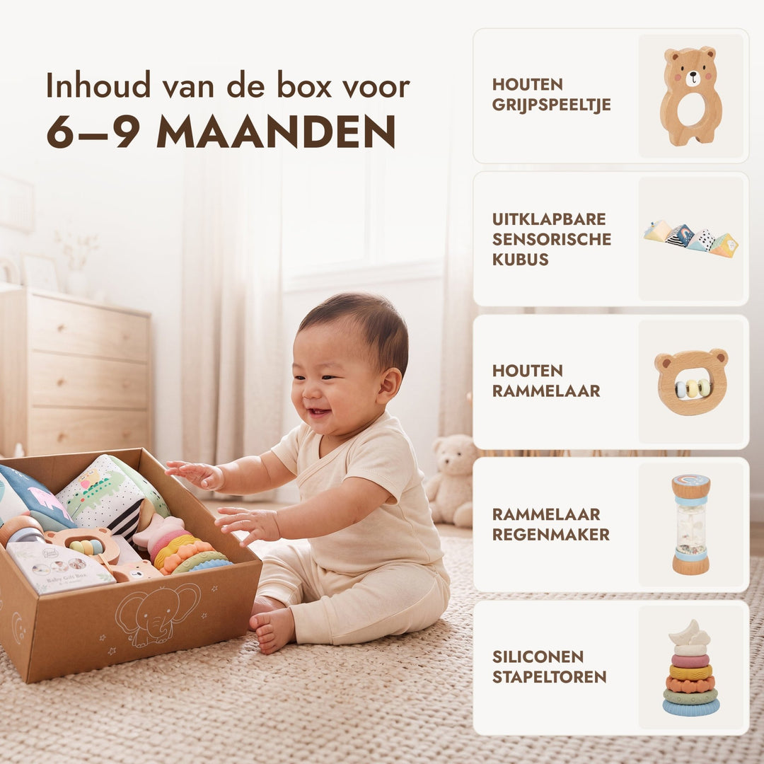 BabyBox – Spielsets für das erste Lebensjahr (0–12 Monate) - Goodevas Schweiz