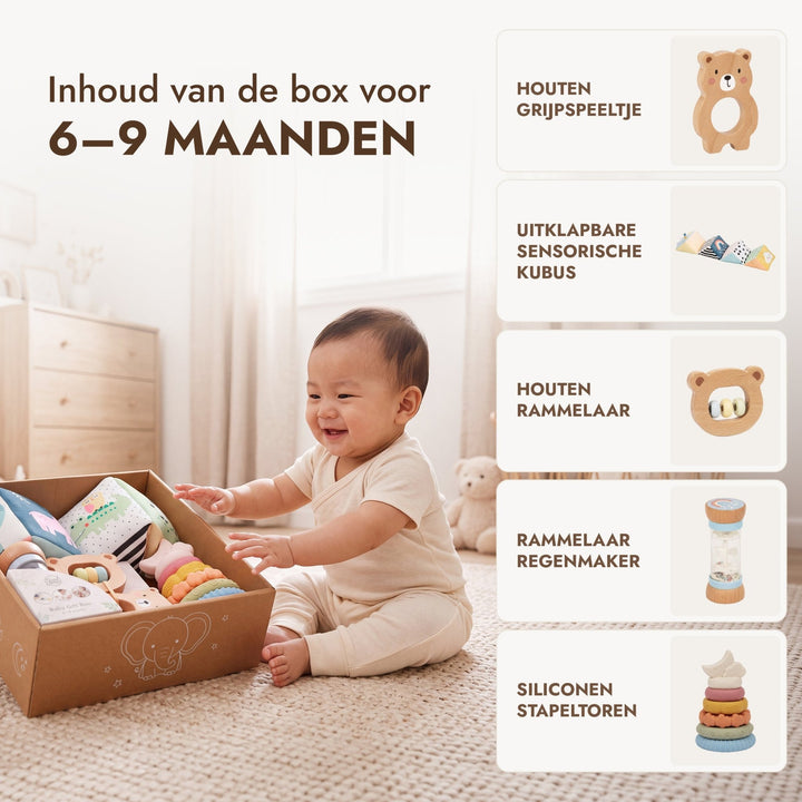 BabyBox – Spielsets für das erste Lebensjahr (0–12 Monate) - Goodevas Schweiz