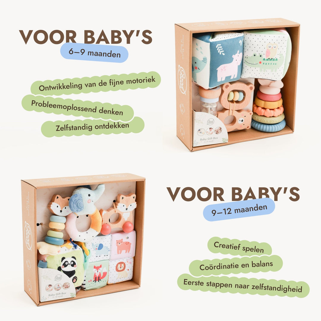 BabyBox – Spielsets für das erste Lebensjahr (0–12 Monate) - Goodevas Schweiz