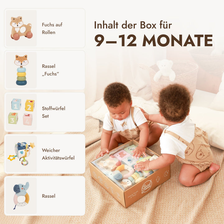 BabyBox – Spielsets für das erste Lebensjahr (0–12 Monate) - Goodevas Schweiz