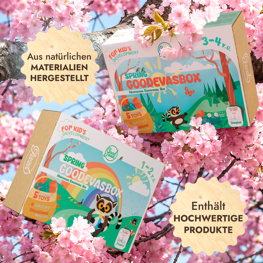 Frühlings - Spielset (3–4 Jahre) — GoodevasBox - Goodevas Schweiz
