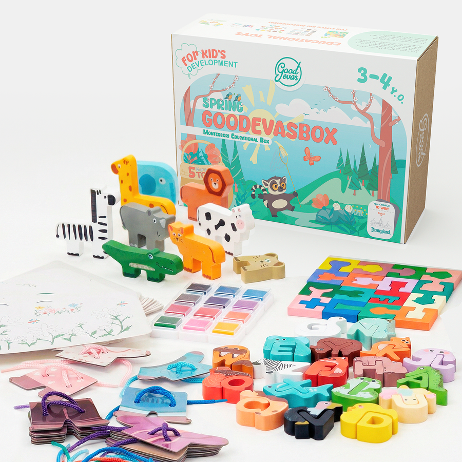 Frühlings - Spielset (3–4 Jahre) — GoodevasBox - Goodevas Schweiz