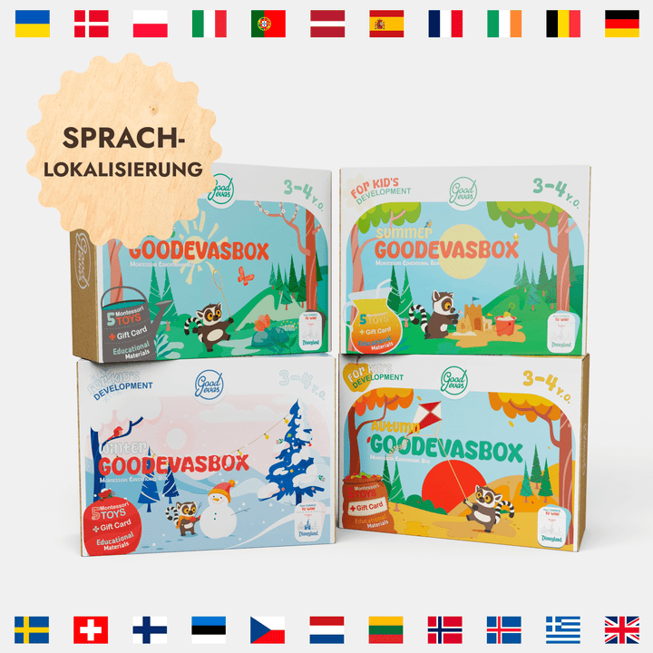 Frühlings - Spielset (3–4 Jahre) — GoodevasBox - Goodevas Schweiz