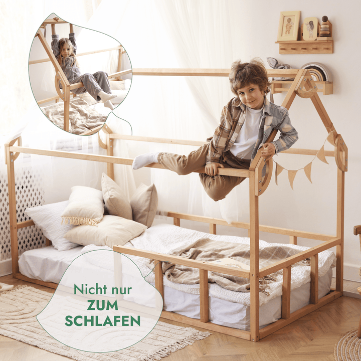 Hausbett Montessori für Kinder und Kleinkinder ab 1 Jahr - Goodevas Schweiz