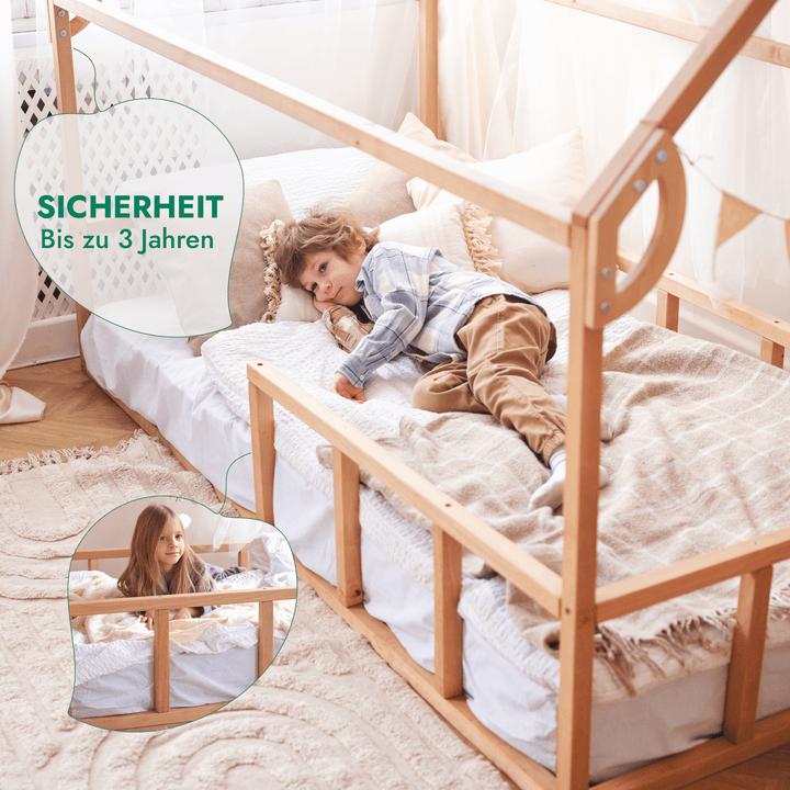 Hausbett Montessori für Kinder und Kleinkinder ab 1 Jahr - Goodevas Schweiz