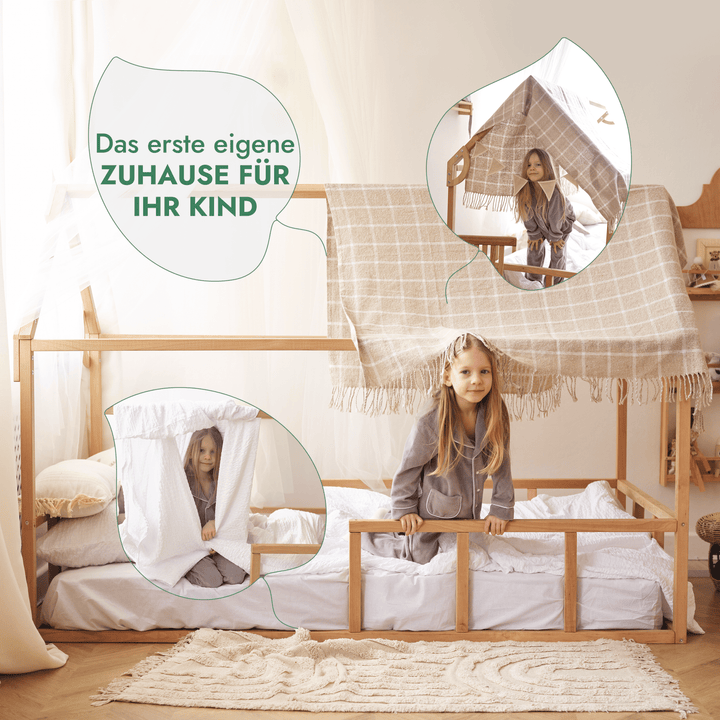 Hausbett Montessori für Kinder und Kleinkinder ab 1 Jahr - Goodevas Schweiz