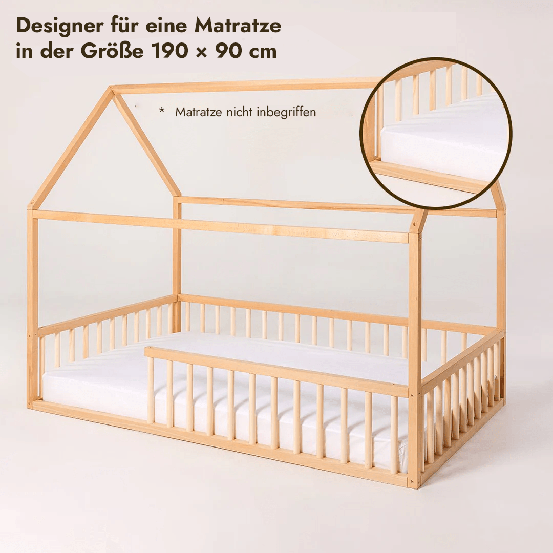 Hausbett Montessori für Kinder und Kleinkinder ab 1 Jahr - Goodevas Schweiz