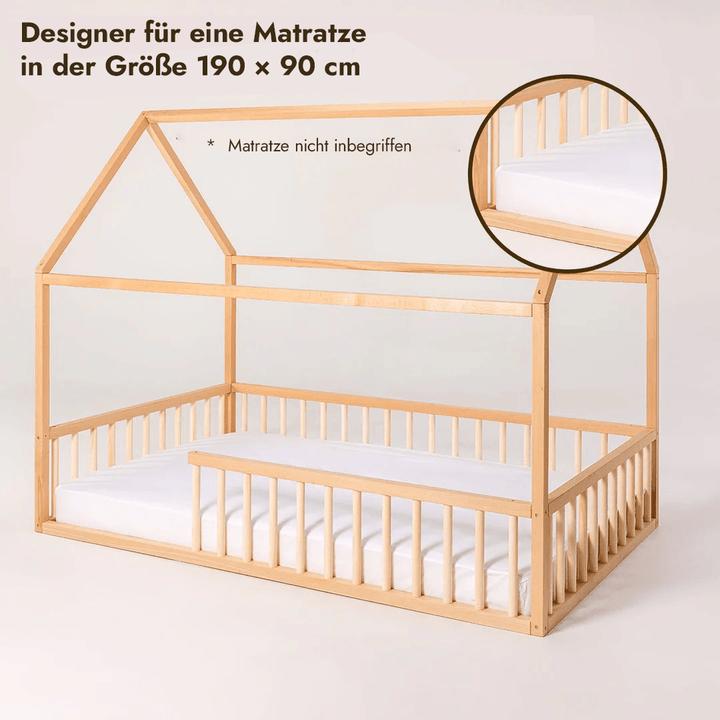 Hausbett Montessori für Kinder und Kleinkinder ab 1 Jahr - Goodevas Schweiz