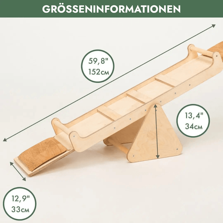 Holz - Wippe für Kleinkinder - Goodevas Schweiz