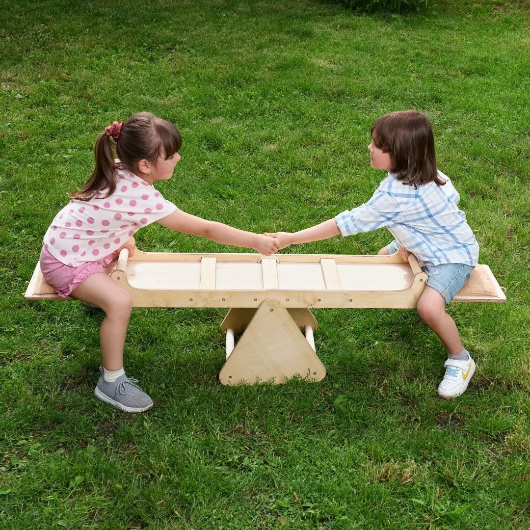 Holz - Wippe für Kleinkinder - Goodevas Schweiz