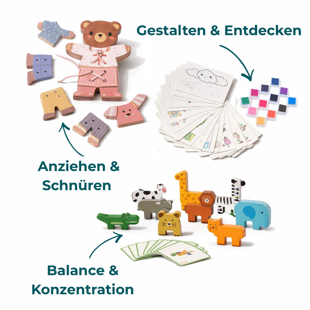 Jahresabo für Spielsets (3–4 Jahre) — GoodevasBox - Goodevas Schweiz