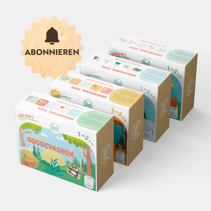 Jahresabo für Spielsets (3–4 Jahre) — GoodevasBox - Goodevas Schweiz