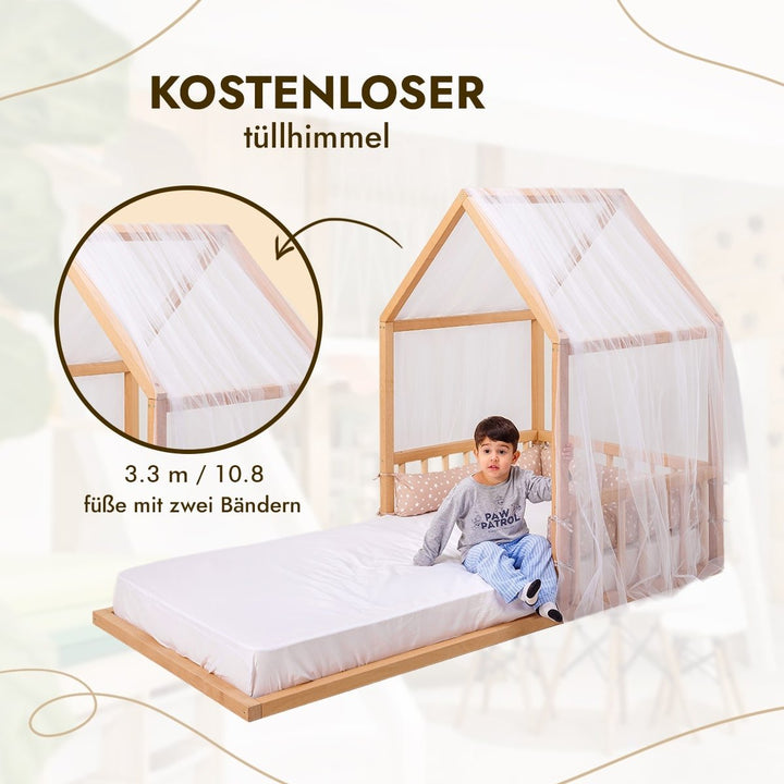 Montessori Kinderbett ab 2 Jahren - Goodevas Schweiz