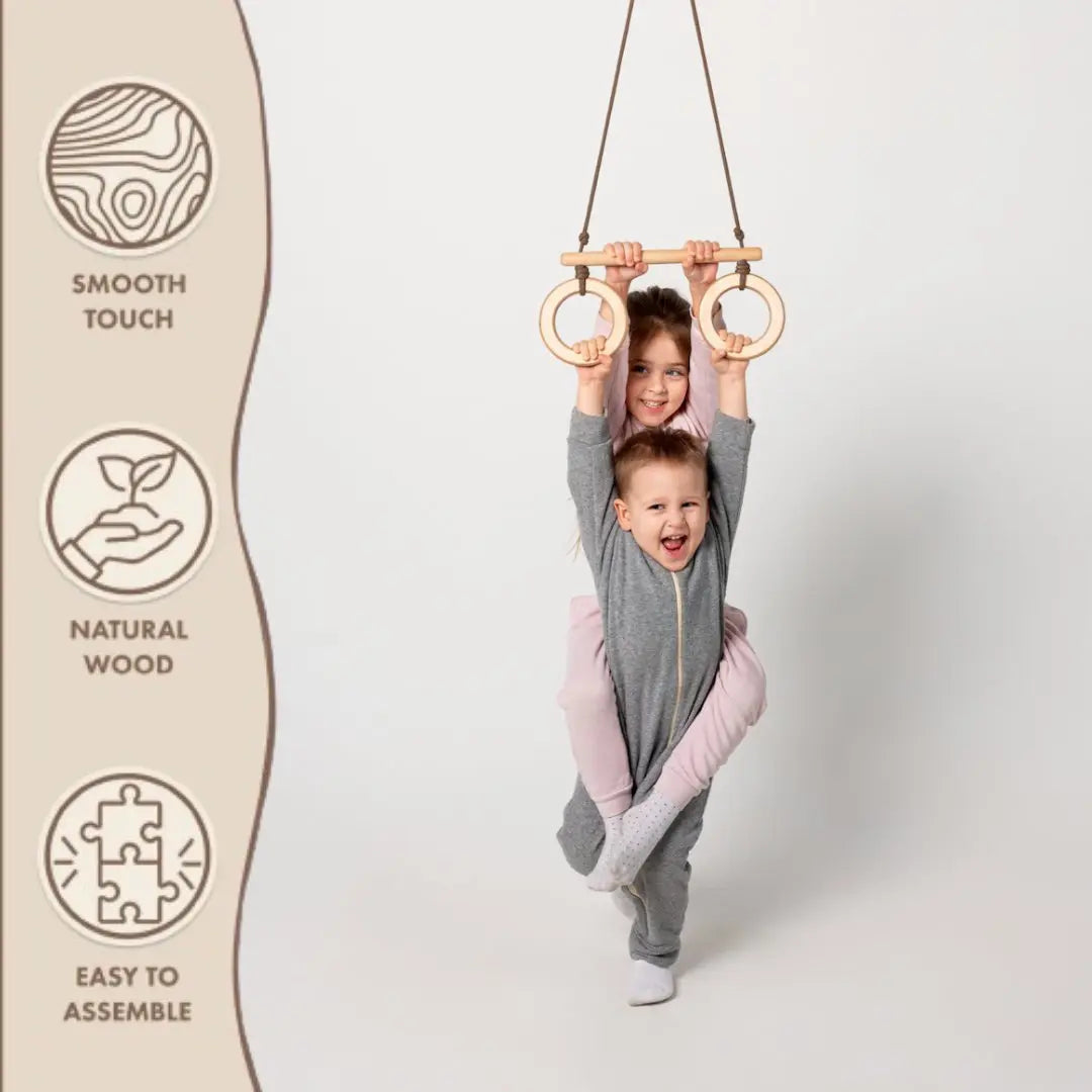 Trapez mit Ringen für Kinder