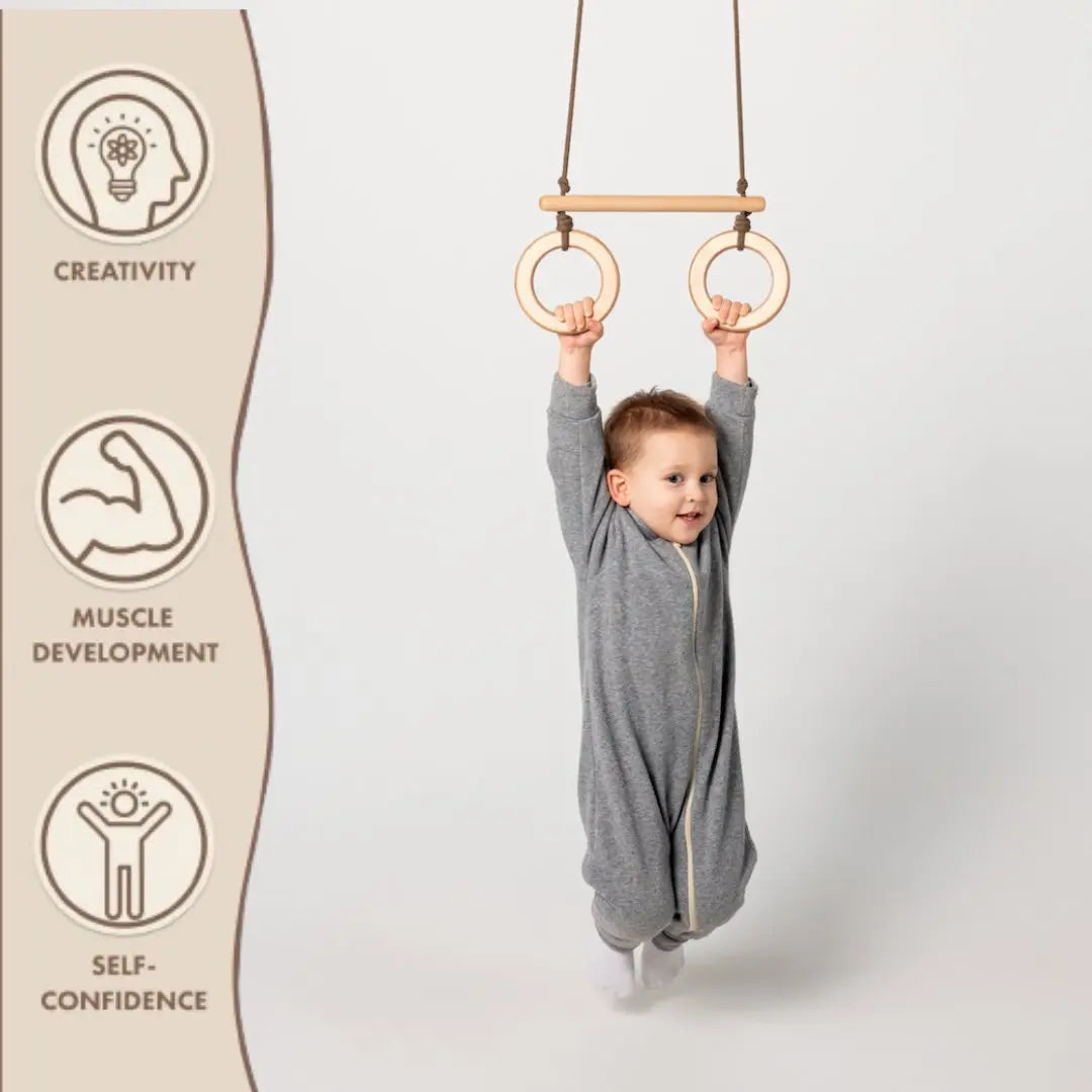 Trapez mit Ringen für Kinder
