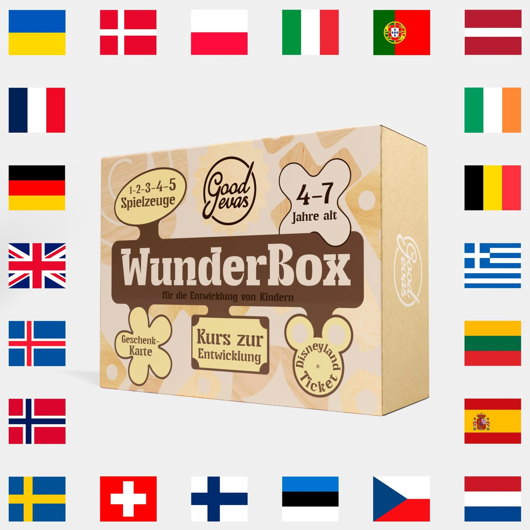 WunderBox 4 - 7 Jahre - Entwicklung im Spielformat - Goodevas Schweiz